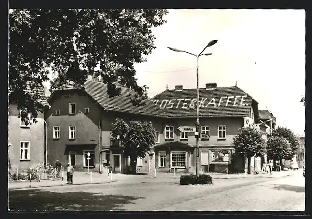 AK Lehnin /Mark, Kloster-Cafe am Otto-Nuschke-Platz