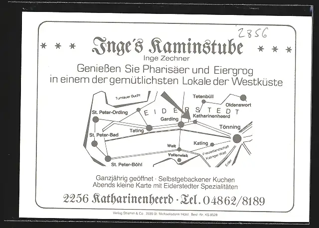 AK Katharinenheerd, Gasthaus Inge`s Kaminstube, Innenansichten