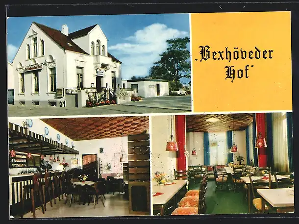 AK Bexhövede, Hotel Bexhöveder Hof, Bundesstrasse 19, Innenansichten