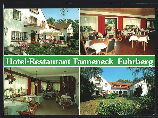 AK Burgwedel-Fuhrberg, Hotel-Restaurant Tanneneck, Innenansichten