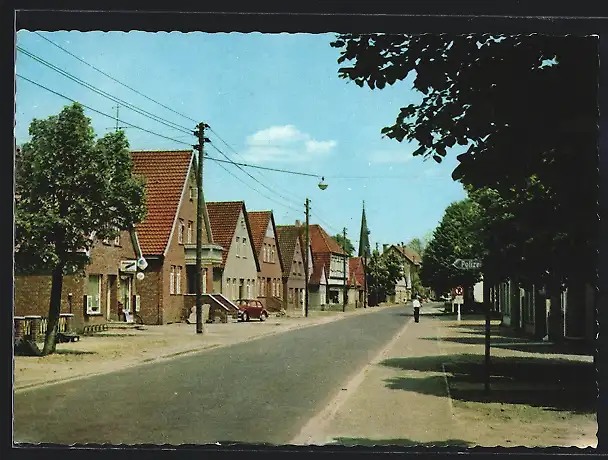 AK Rehburg, Mühlentorstrasse mit Geschäft