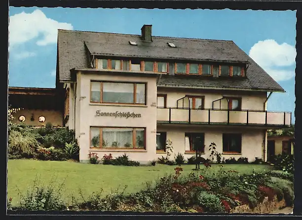 AK Willingen /Hochsauerland, Hotel-Pension Sonnenschlösschen, Oberer Treisweg 2