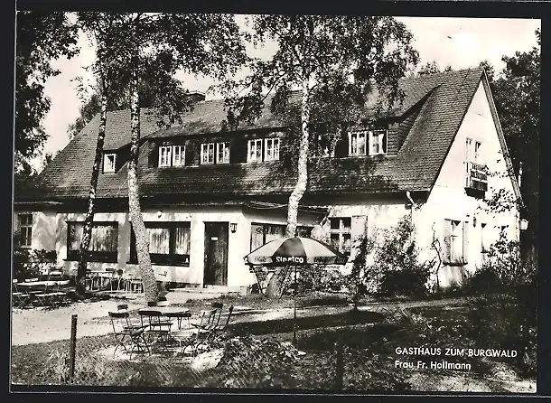 AK Burgwald /Frankenberg /Eder, Gasthaus zum Burgwald Frau Fr. Hollman