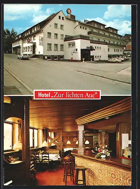 AK Hessisch-Lichtenau, Hotel Zur lichten Aue Philipp Schiffer, Desselerstrasse 6, Innenansicht