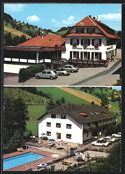 AK Prinzbach, Badischer Hof und Gästehaus Jägerhof