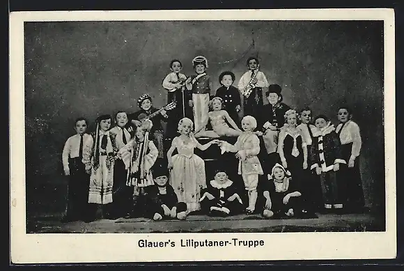 AK Glauer`s Liliputaner Truppe