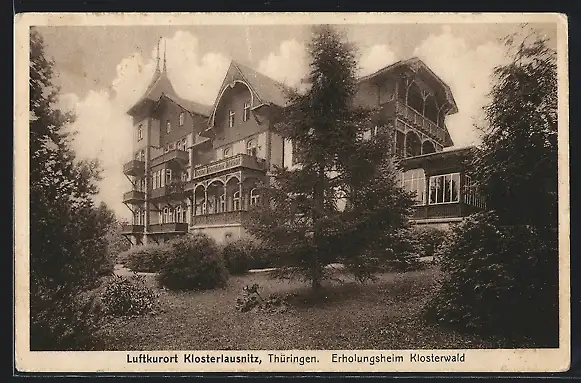 AK Klosterlausnitz, Erholungsheim Klosterwald