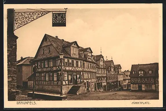 AK Braunfels, Marktplatz