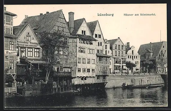 AK Lüneburg, Strasse am Stintmarkt
