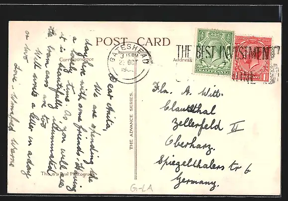 AK Blackpool, The Bath and Gardens by Night