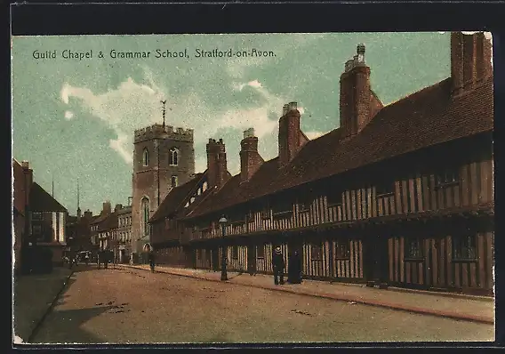 AK Stratford-on-Avon, Guild Chapel & Grammar School