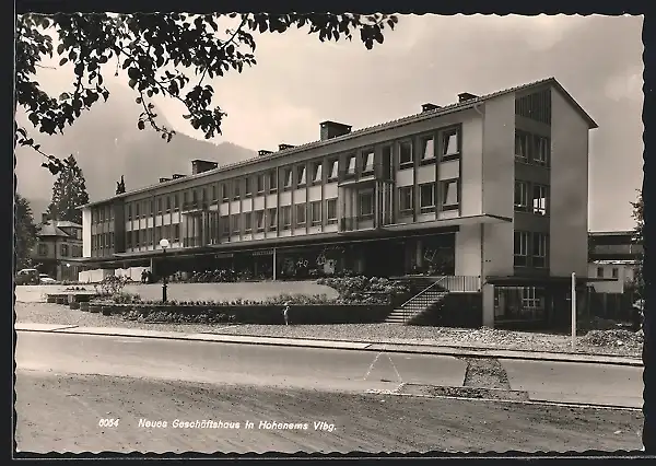 AK Hohenems / Vlbg., Neues Geschäftshaus