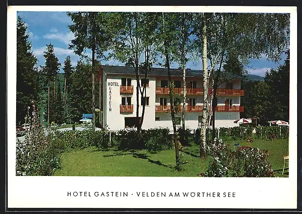 AK Velden am Wörther See, Hotel Gastein