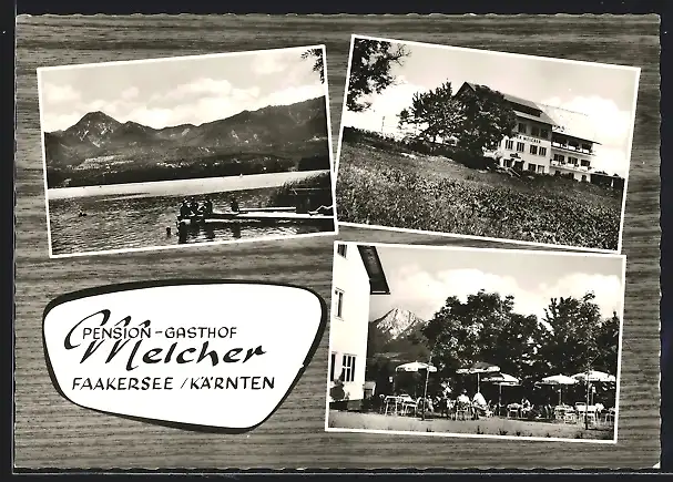 AK Drobollach am Faaker See / Kärnten, Pension-Gasthof Melcher