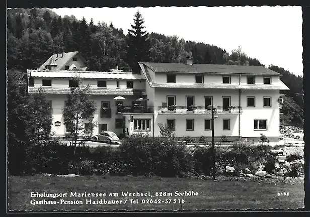 AK Mariensee am Wechsel, Gasthaus-Pension Haidbauer