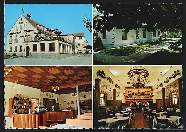 AK Rust am See, Hotel-Restaurant Franz Sifkovits, Aussen- und Innenansichten