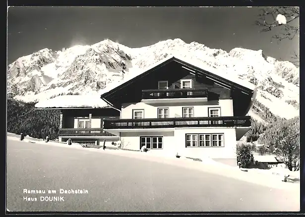 AK Ramsau am Dachstein, Pension Haus Dounik im Winter