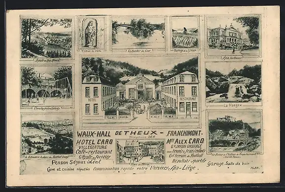 AK Thieux, Chateau de Franchimont, Hotel Caro