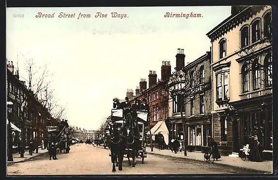 AK Birmingham, Broad Street from Five Ways