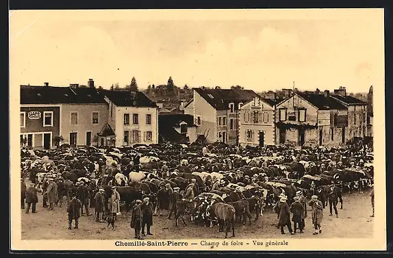 AK Chemillé-Saint-Pierre, Champ de Foire, Vue générale