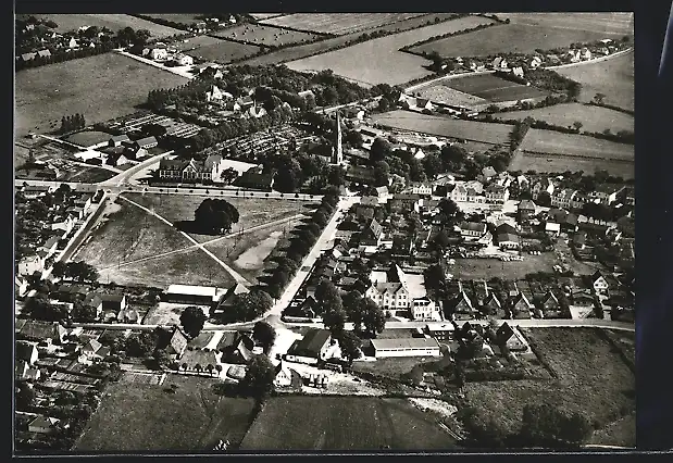 AK Süderbrarup, Gesamtansicht, Luftbild