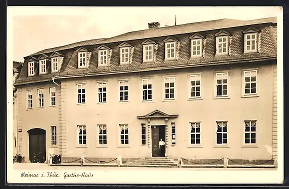 AK Weimar i. Thür., Goethe-Haus