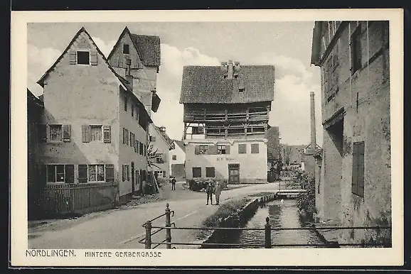 AK Nördlingen, Hintere Gerbergasse