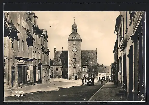 AK Querfurt, Blick auf den Marktplatz