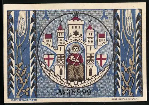 Notgeld Montabaur 1920, 50 Pfennig