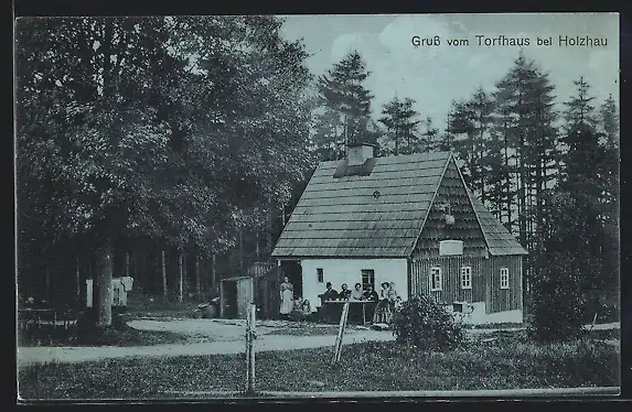 AK Holzhau i. Erzgeb., Gasthof Torfhaus