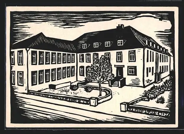 AK Oberhausen / Rhld., Pädagogische Akademie 1946-1953