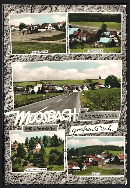 AK Moosbach / Oberpfalz, Grub-Randsiedlung, Saubersrieth, Niederland