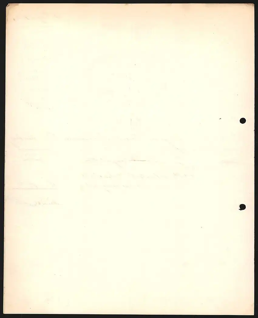 Rechnung Hainsberg i. S. 1912, C. H. Kohser, Hainsberger Rohrstuhl- & Möbel-Fabrik, Betriebsgelände am Kanal