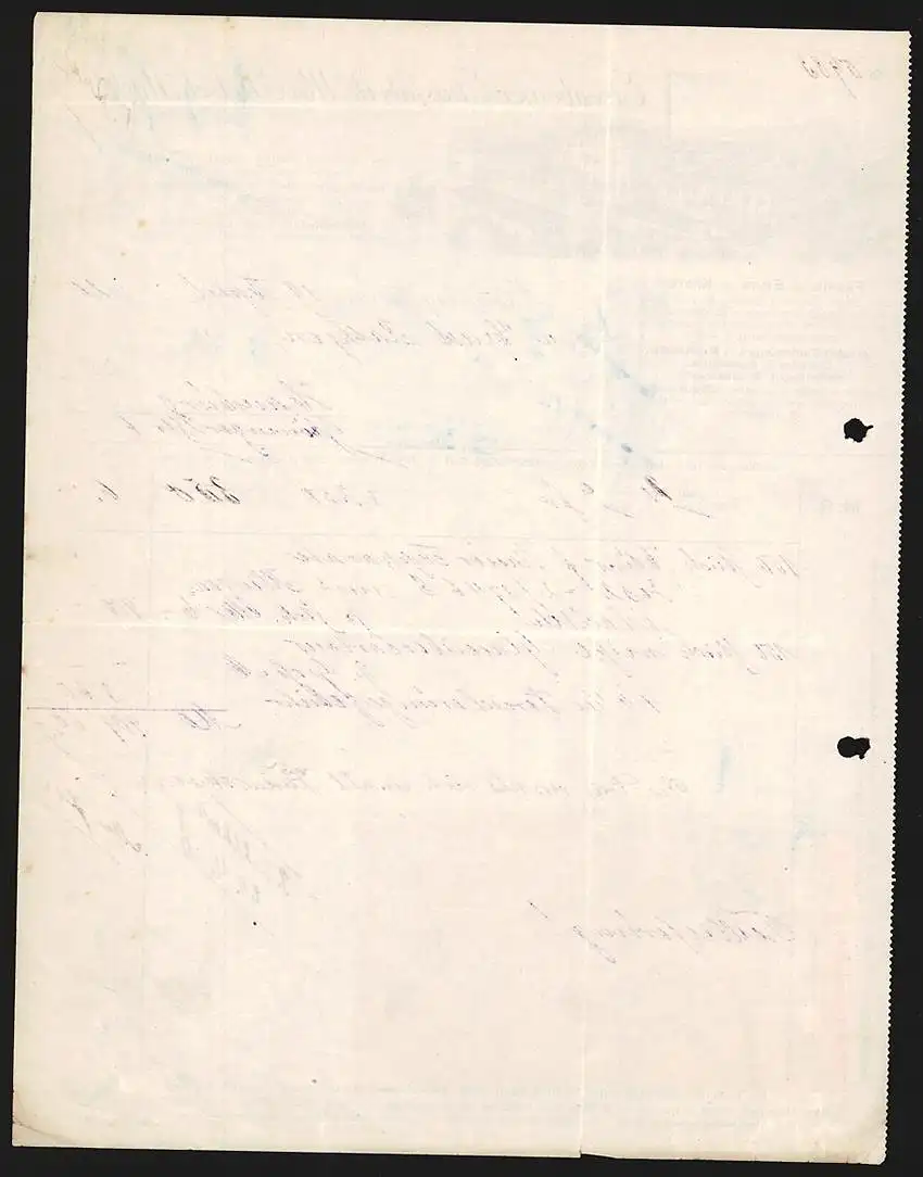 Rechnung Eisenberg i. Thür. 1920, Max Retsch Nachf., Eisenberger Etuisfabrik, Fabrikanlage mit Warenlager