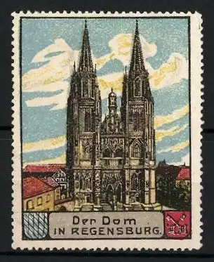 Reklamemarke Regensburg, Dom, Wappen