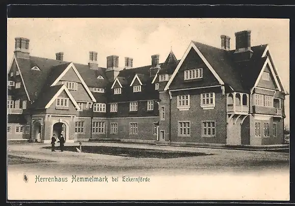 AK Hemmelmark bei Eckernförde, Herrenhaus Hemmelmark