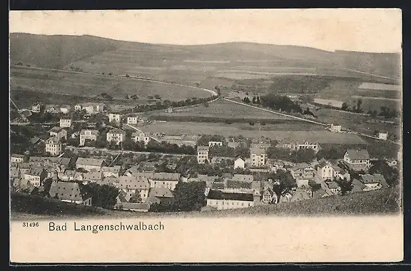 AK Bad Langenschwalbach, Teilansicht