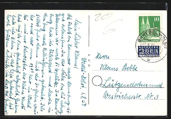 AK Wedel, Neues Rathaus, Roland, Strandbad