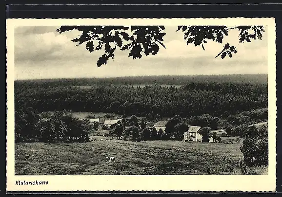 AK Mulartshütte /Aachen-Land, Gesamtansicht aus der Vogelschau