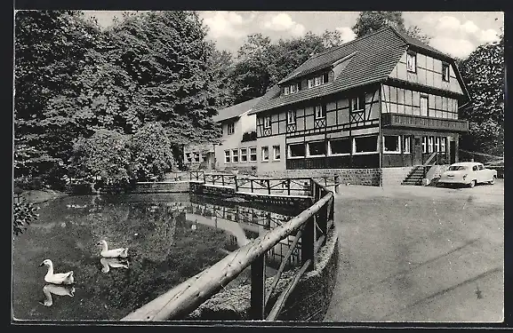 AK Forsbach bei Köln, Gasthof Forsbacher Mühle A. u. G. Hartl