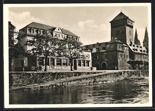 AK Boppard am Rhein, Hotel Rheinlust