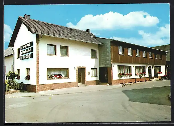 AK Blankenheim-Hüngersdorf, Gasthof Zum Hobbywirt, Aussenansicht