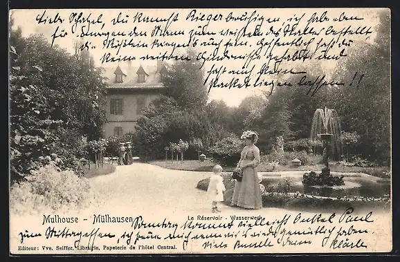 AK Mülhausen, Wasserwerk, Parkpartie