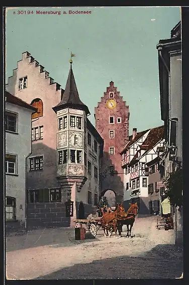 AK Meersburg, Blick auf Obertor