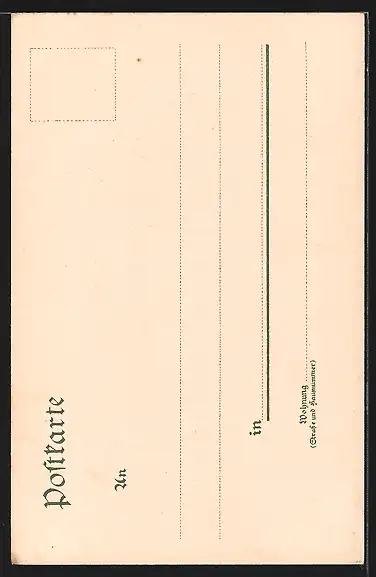 AK Mannheim, Heidelbergerstrasse mit Fontäne