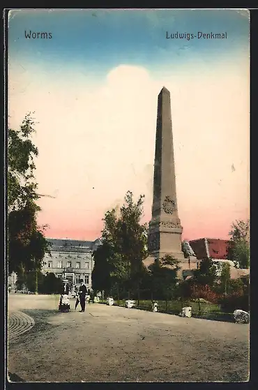 AK Worms, Ludwigs-Denkmal