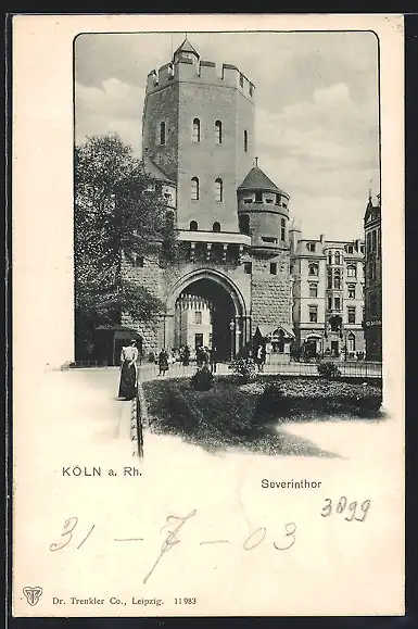 AK Köln a. Rh., Severinthor