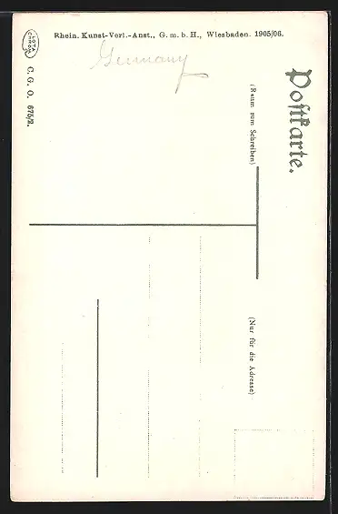 AK Offenburg i. B., Blick auf das Drake-Denkmal