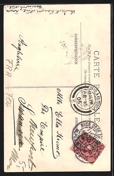 AK Nice, Vue au Jardin public