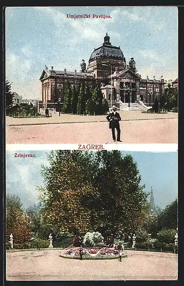 AK Zagreb, Umjetnicki Paviljon, Zrinjevac